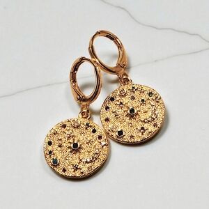 Stary night celestial dangle earrings; nwot